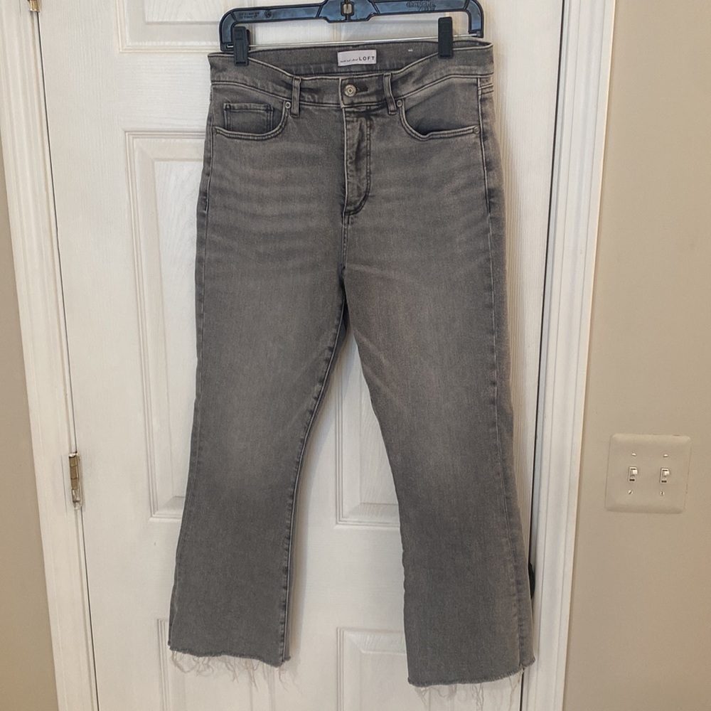 Loft stretchy kick crop jeans